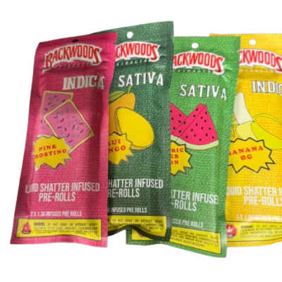 Backwoods shatter infused prerolls